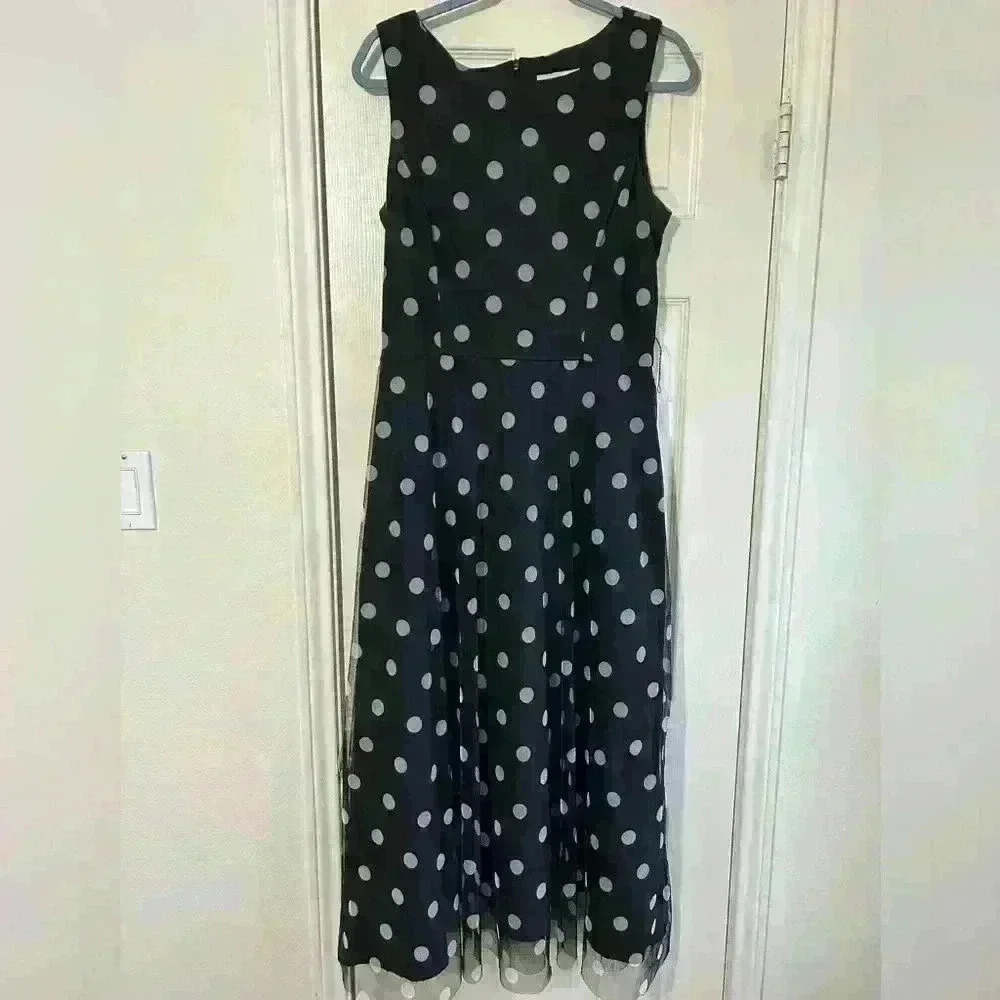 Jessica Howard Fit & Flare Sleeveless Dress Sz 12